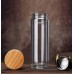 Bambu Kapaklı Cam Matara 350 ML