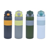 Çift Yalıtımlı Basmalı Kapaklı Paslanmaz Çelik Termos – Pipetli Tasarım, 800 ml